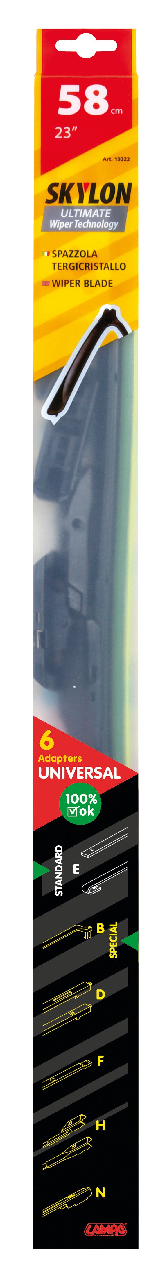 Skylon, spazzola tergicristallo - 58 cm (23") - 1 pz