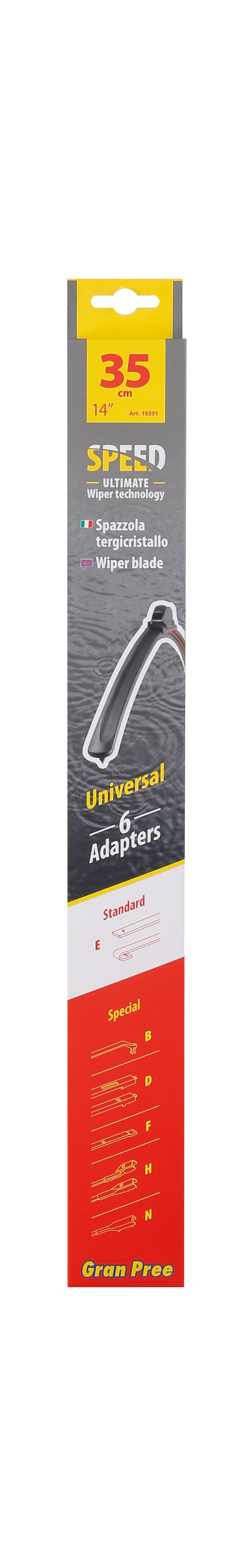 Gran-Pree Speed, spazzola tergicristallo - 35 cm (14") - 1 pz