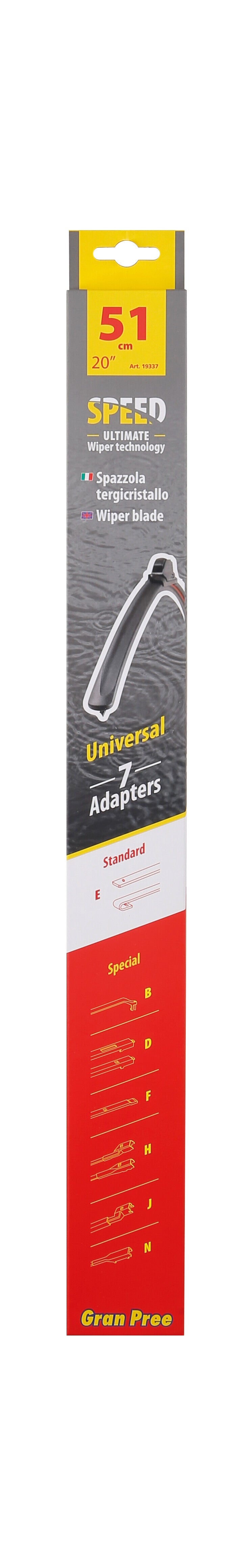 Gran-Pree Speed, spazzola tergicristallo - 51 cm (20") - 1 pz