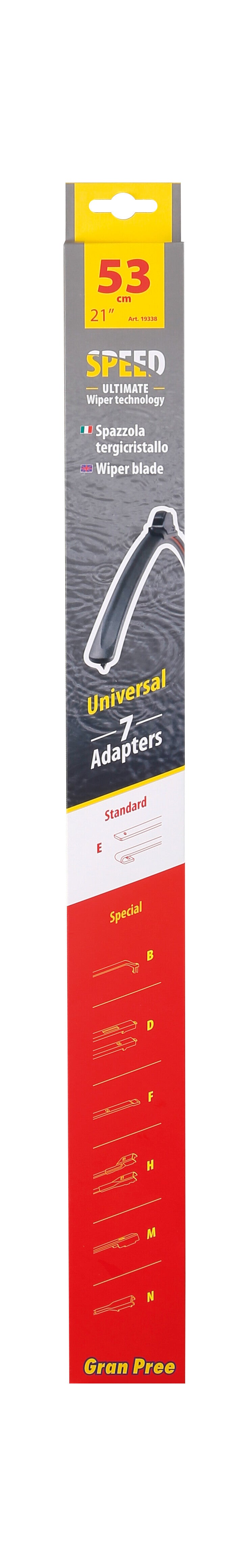 Gran-Pree Speed, spazzola tergicristallo - 53 cm (21") - 1 pz