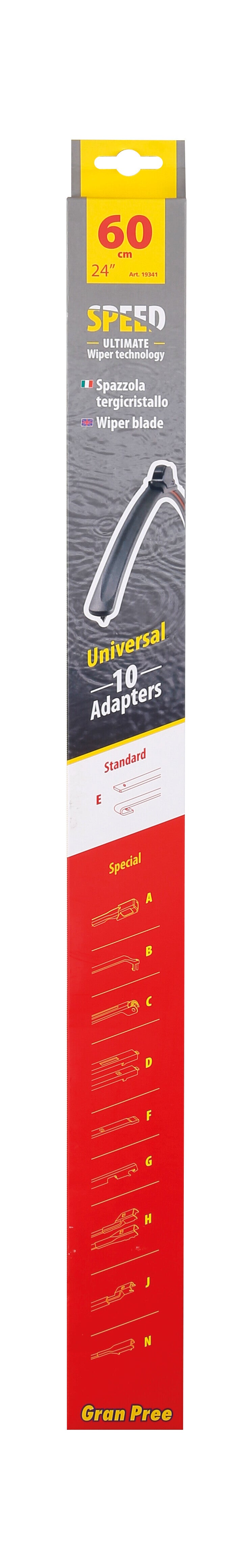 Gran-Pree Speed, spazzola tergicristallo - 60 cm (24") - 1 pz