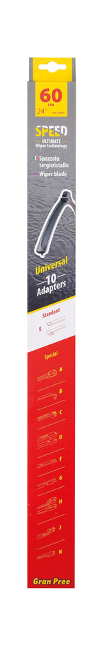 Gran-Pree Speed, spazzola tergicristallo - 60 cm (24") - 1 pz