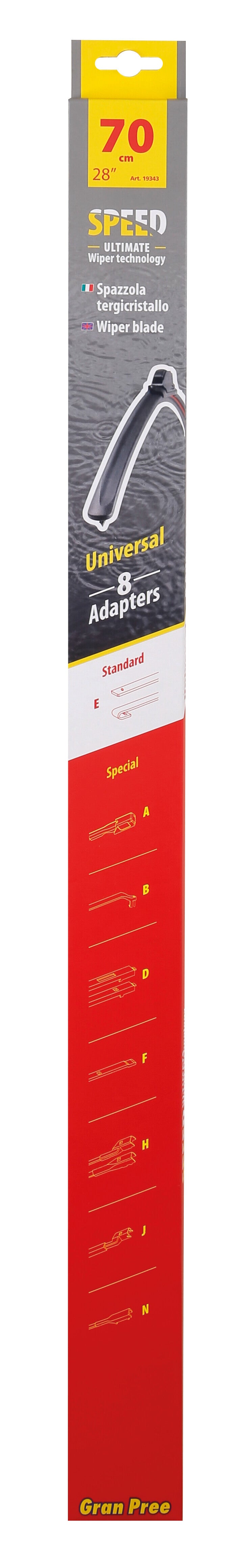 Gran-Pree Speed, spazzola tergicristallo - 70 cm (28") - 1 pz