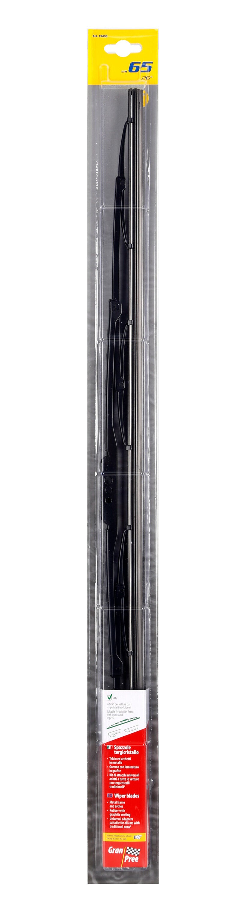 Gran-Pree, spazzola tergicristallo - 65 cm (26“) - 1 pz