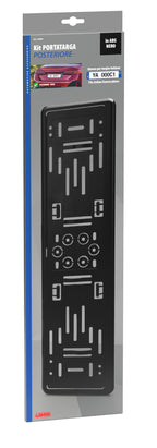Portatarga posteriore in ABS - Nero