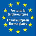 Portatarga posteriore Europeo universale