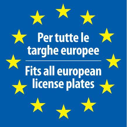 Portatarga posteriore Europeo universale