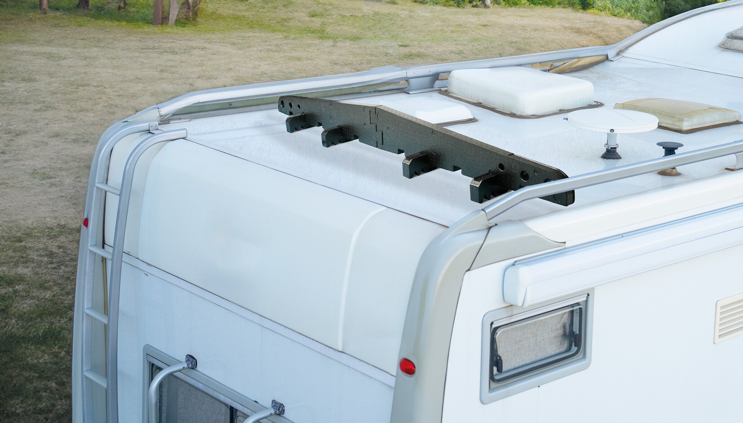 Distanziatori da tetto per fissaggio teloni copricamper e caravan, set 2 pz