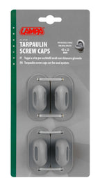Tappi a vite per occhielli ovali con chiusura girevole - Set 4 pz