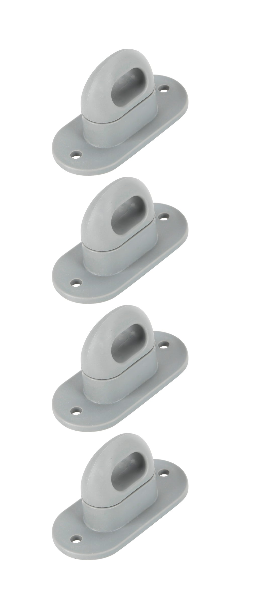 Tappi a vite per occhielli ovali con chiusura girevole - Set 4 pz