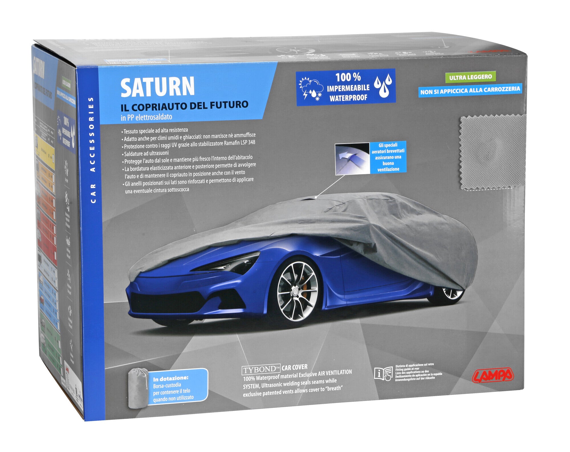 Saturn, copriauto - 35 - cm 480x185x173