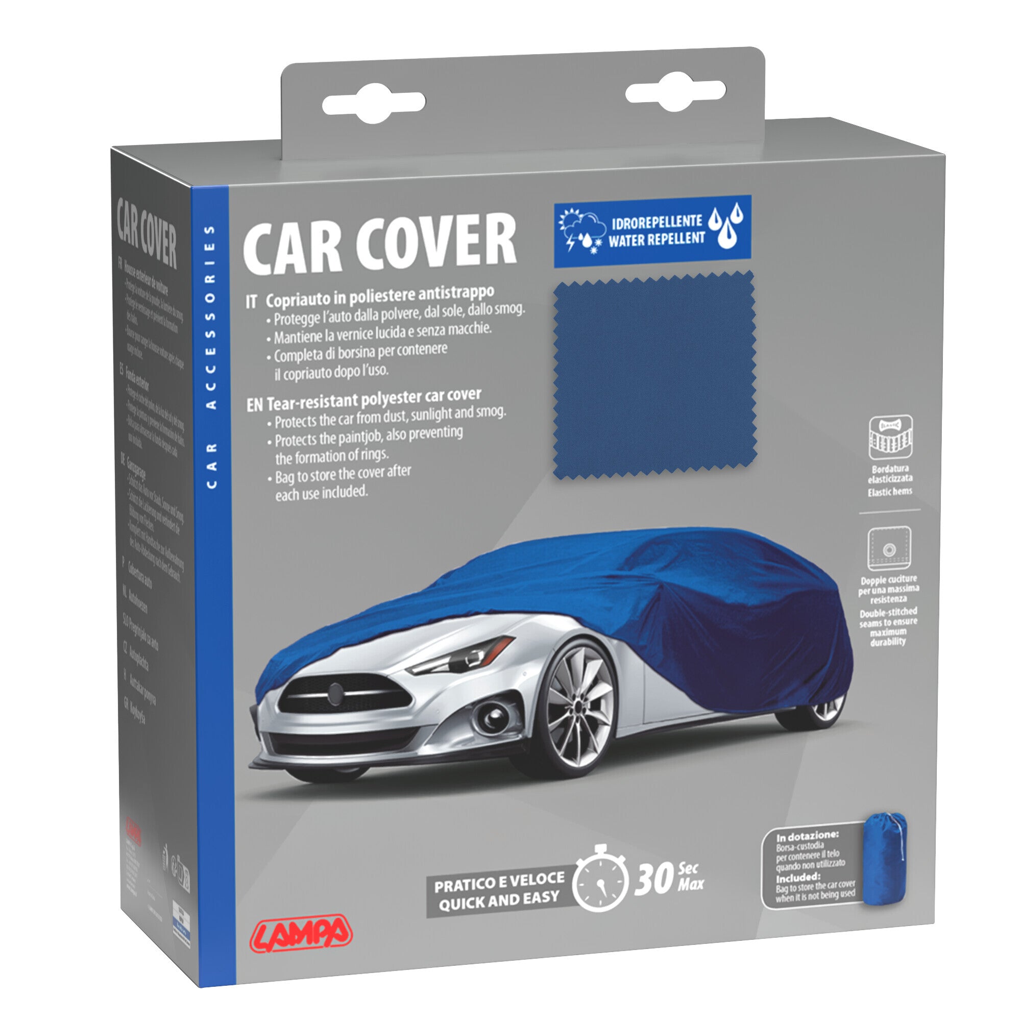 Copriauto Poliestere - 01 - cm 270x154x155