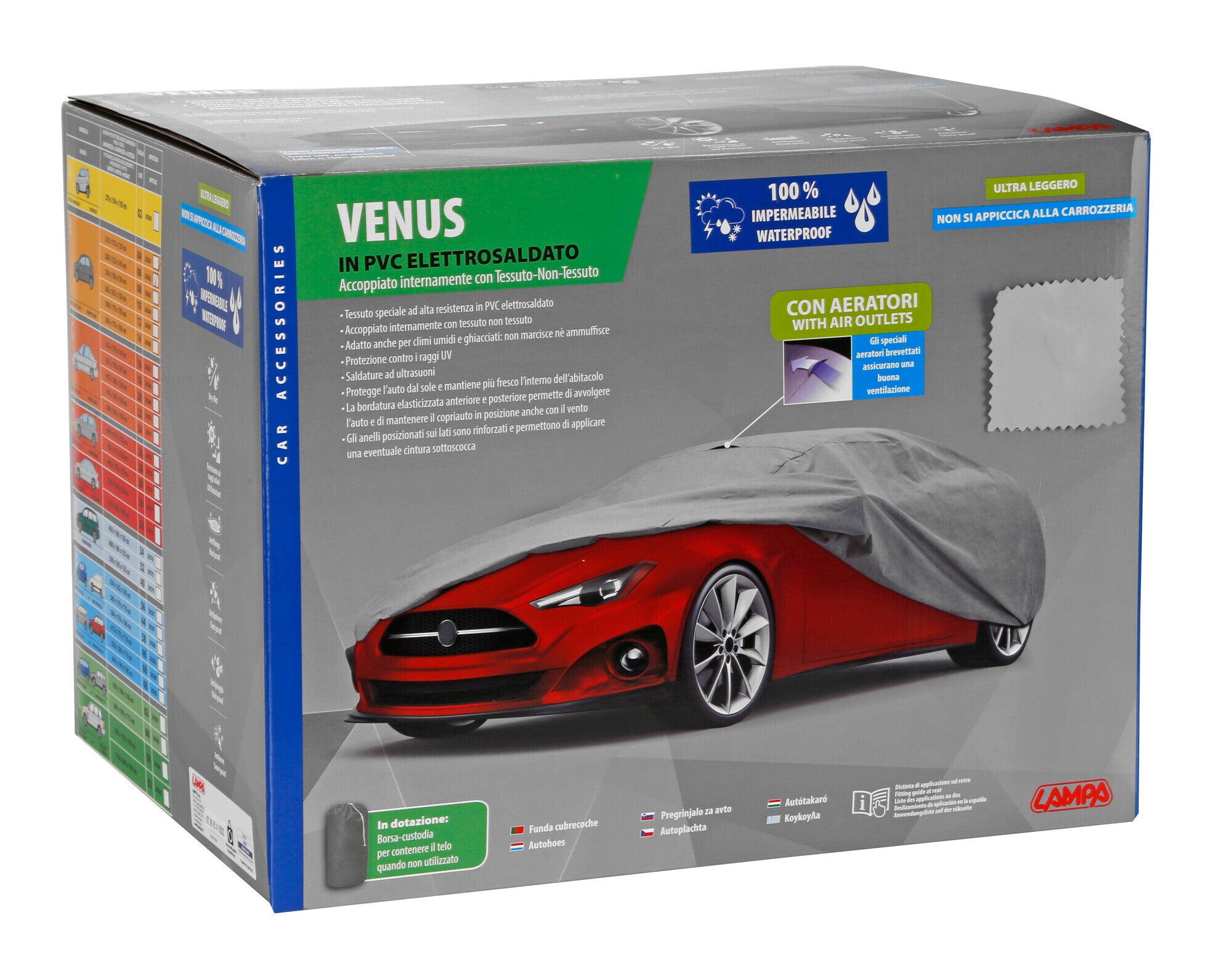 Venus, copriauto - 06 - cm 328x152x145