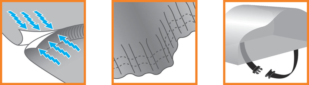 4 Stagioni, copriauto in Peva elettrosaldato - AG-1 - cm 400x170x160