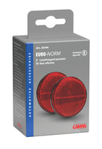 Euro-Norm, catarifrangenti rotondi - Ø 65 mm - Rosso