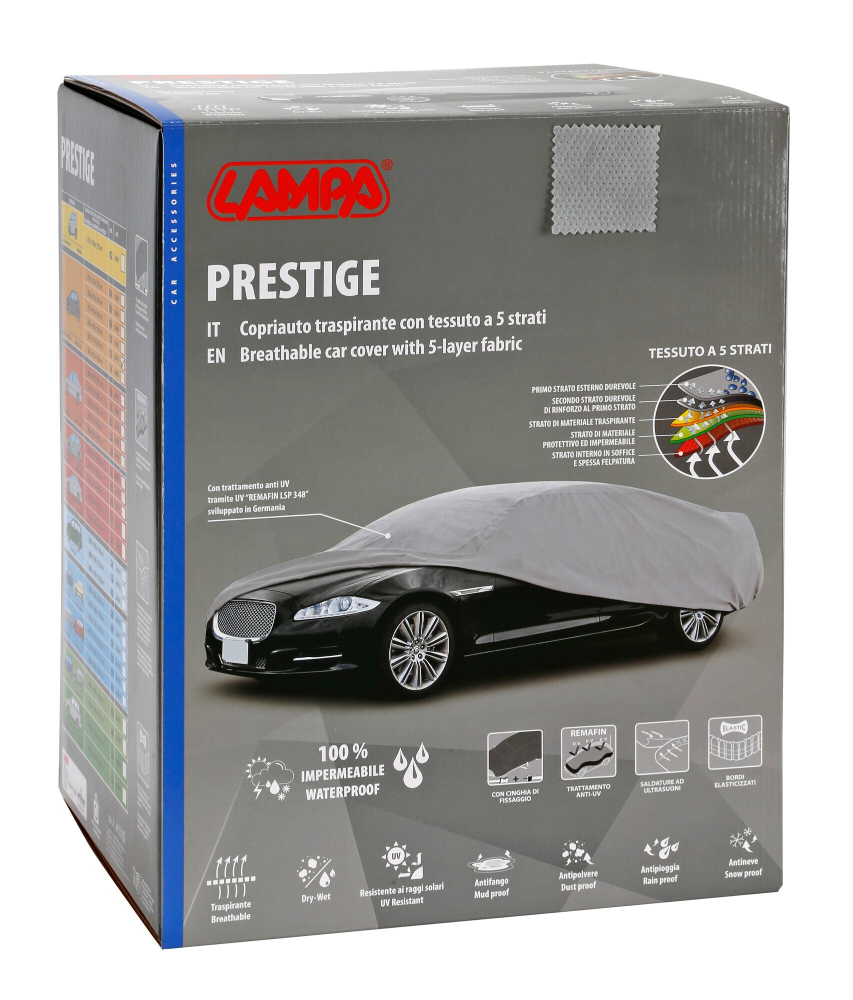 Prestige, copriauto - 02 - cm 270x154x155