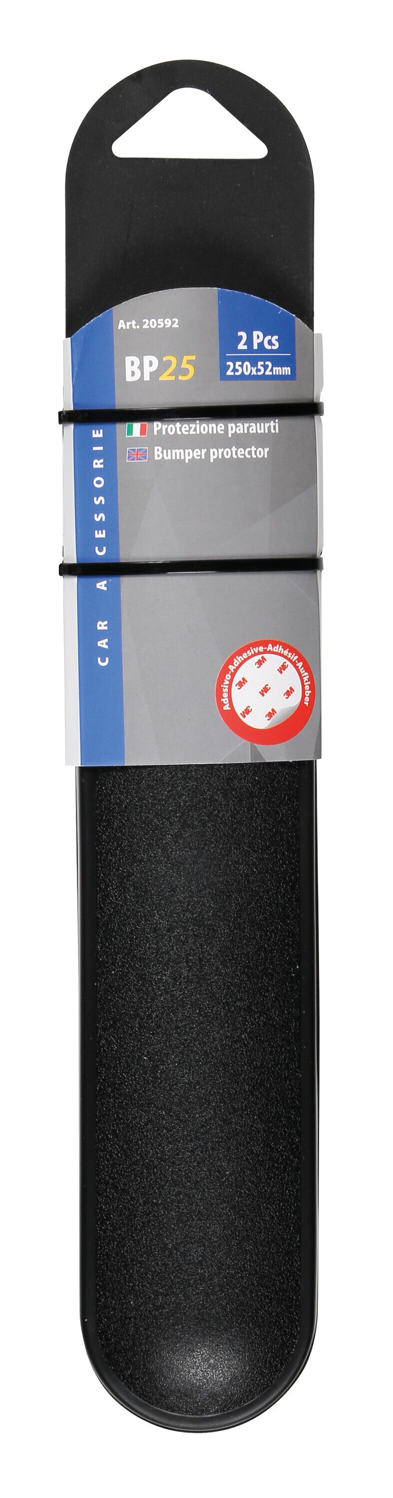 Protezione paraurti - BP25 - 250x52 mm - Nero