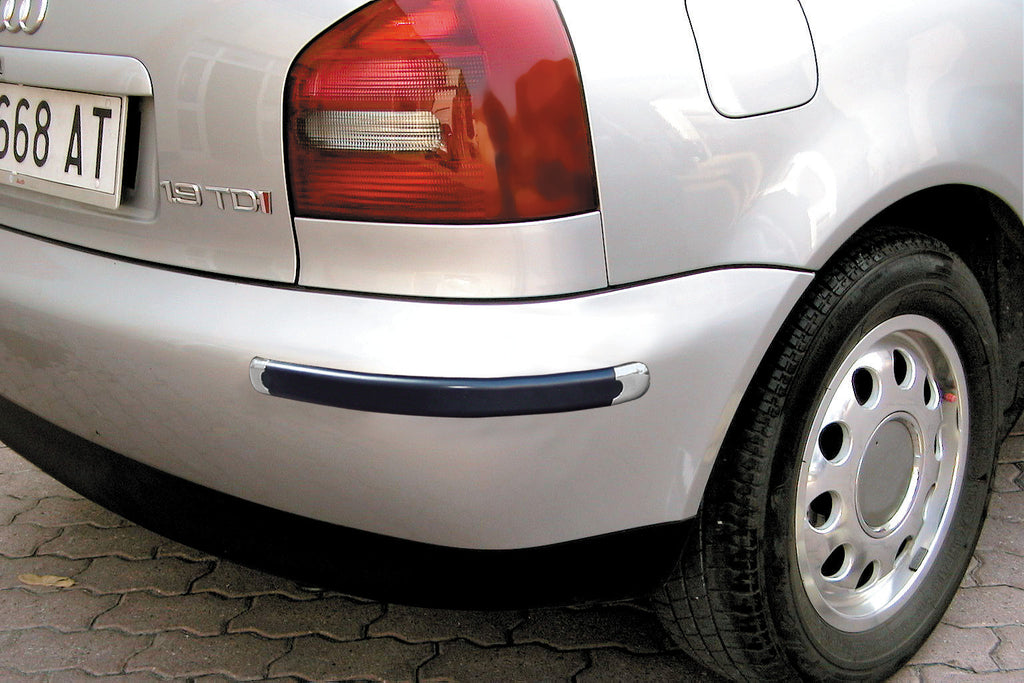 Bumper-Chrome, coppia salva-paraurti adesivi