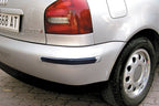 Bumper-Chrome, coppia salva-paraurti adesivi