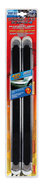Bumper-Chrome, coppia salva-paraurti adesivi
