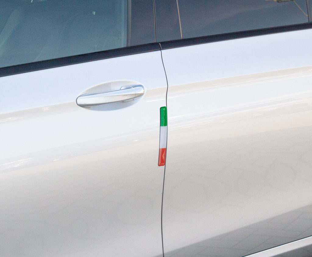 Flag-Italy, coppia bandiere Italia - 15x138 mm