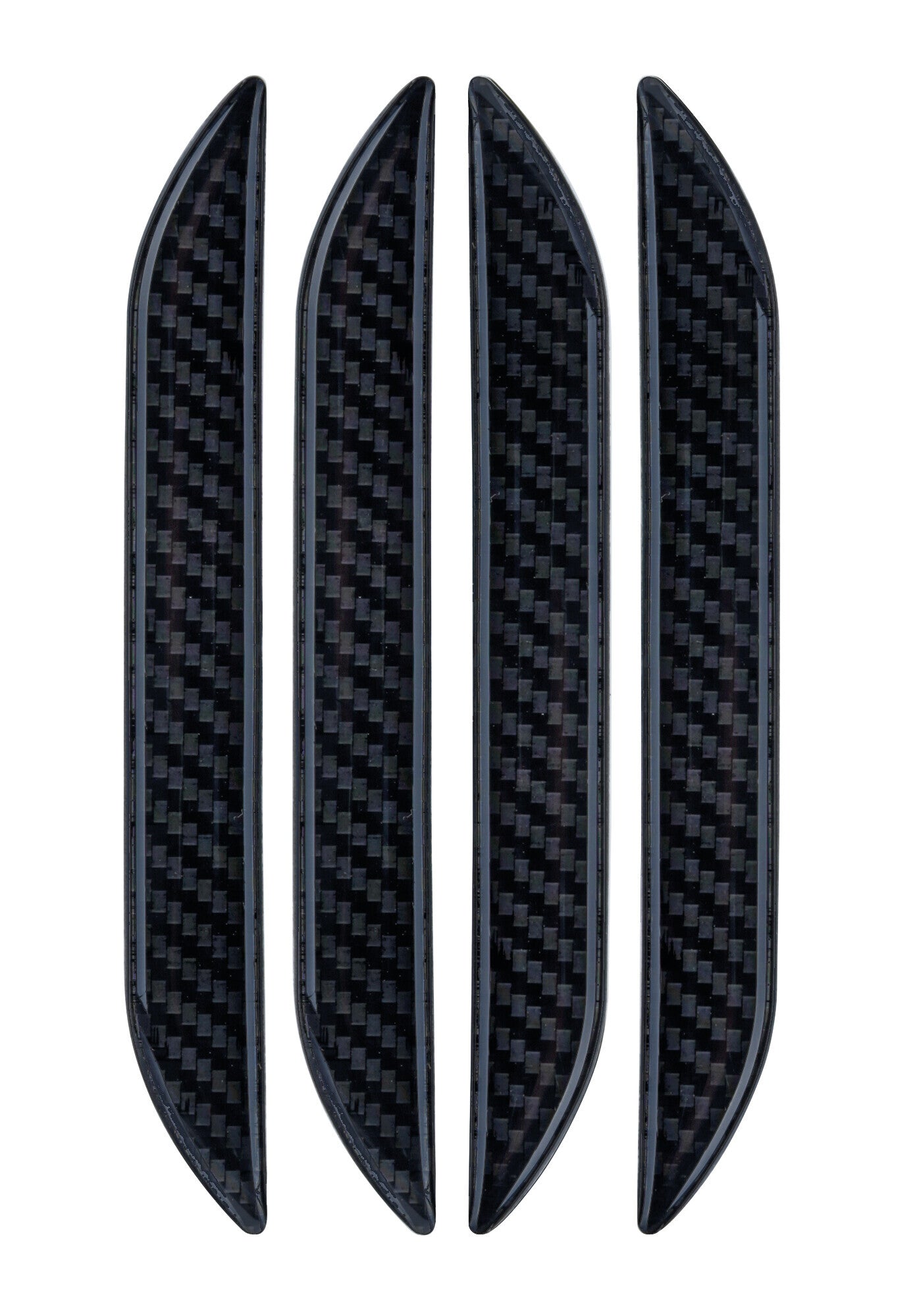 Slim, set 4 salvaporta adesivi - Carbon Look