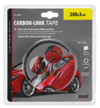 Carbon-Look Tape, nastro adesivo decorativo effetto carbonio - 200x3 cm