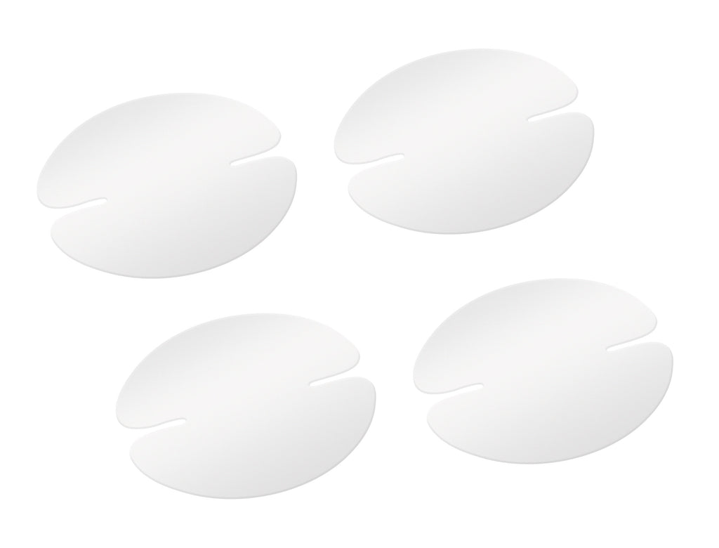 Pellicole antigraffio per incavi maniglie, set 4 pz - 9,5x8 cm