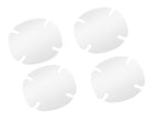 Pellicole antigraffio per incavi maniglie, set 4 pz - 8,8x8 cm