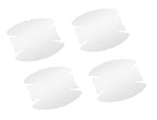 Pellicole antigraffio per incavi maniglie, set 4 pz - 8x8 cm