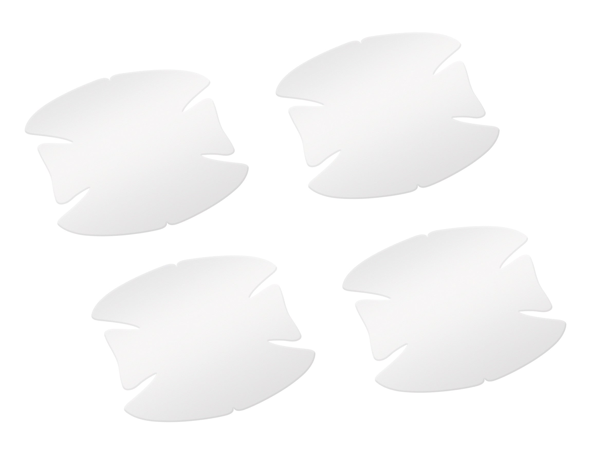 Pellicole antigraffio per incavi maniglie, set 4 pz - 8x8 cm