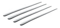 Mirror-Trims 4, decorazioni adesive cromate, 4 pz - 170 mm