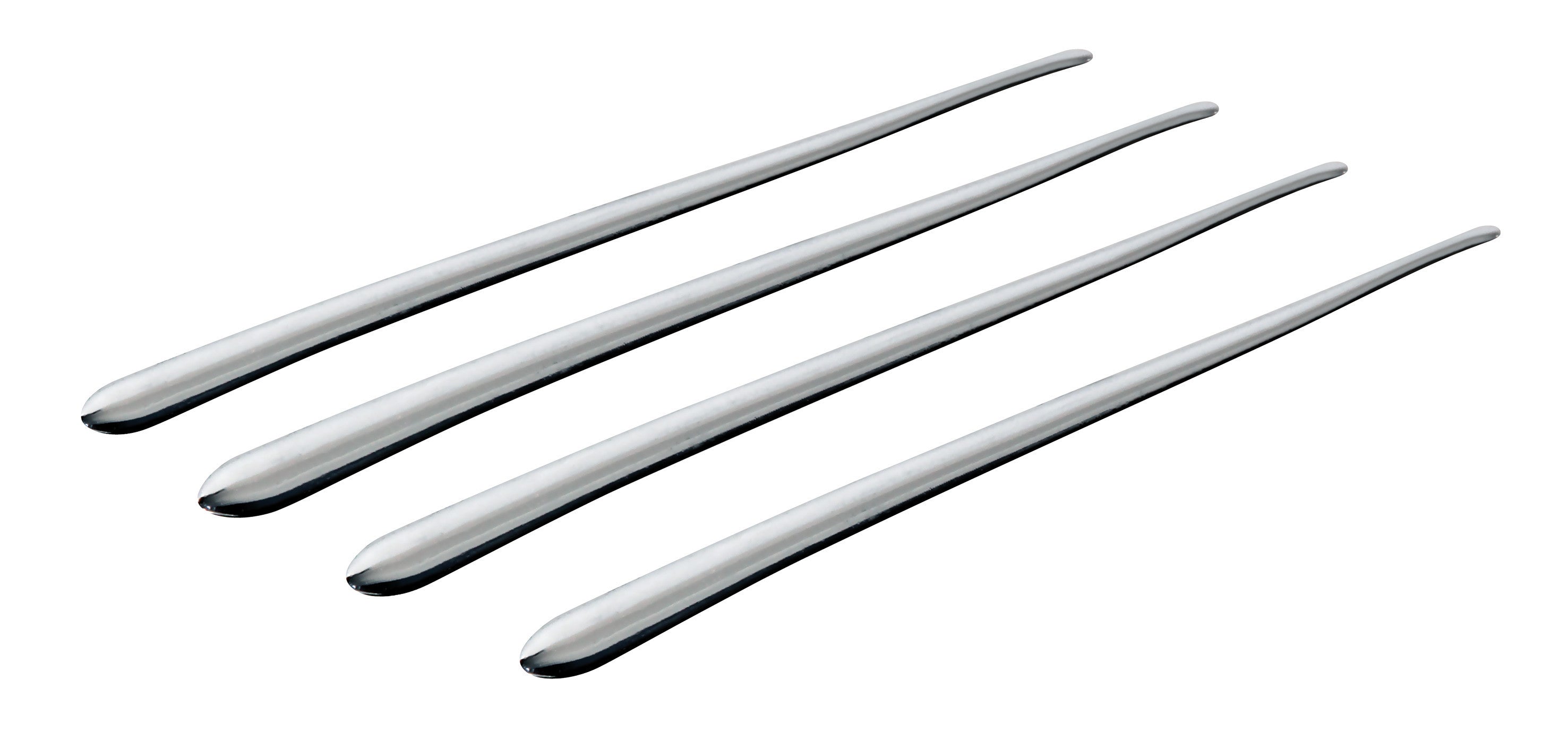 Mirror-Trims 4, decorazioni adesive cromate, 4 pz - 170 mm