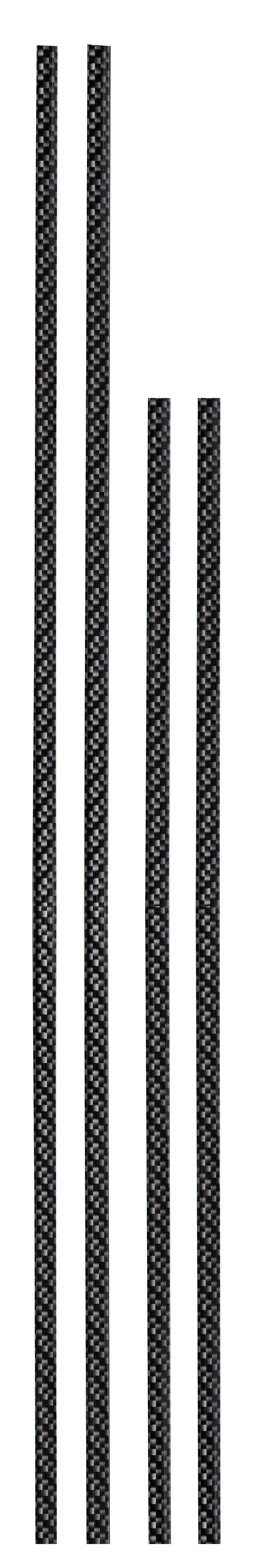 Contour-4, set 4 pezzi salvaporta - Carbon