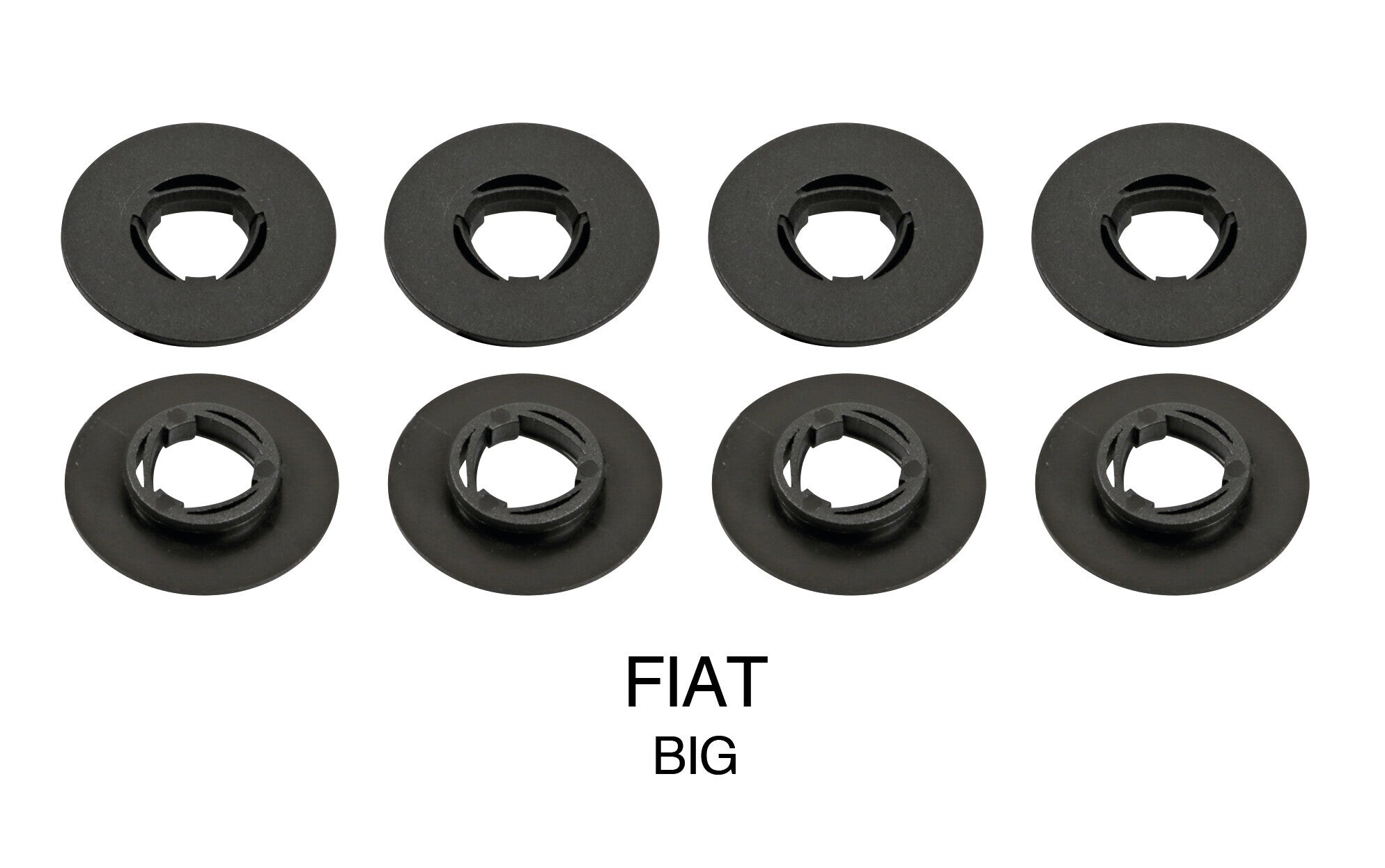 Set 4 clip fissaggio tappeti - Grande - Fiat