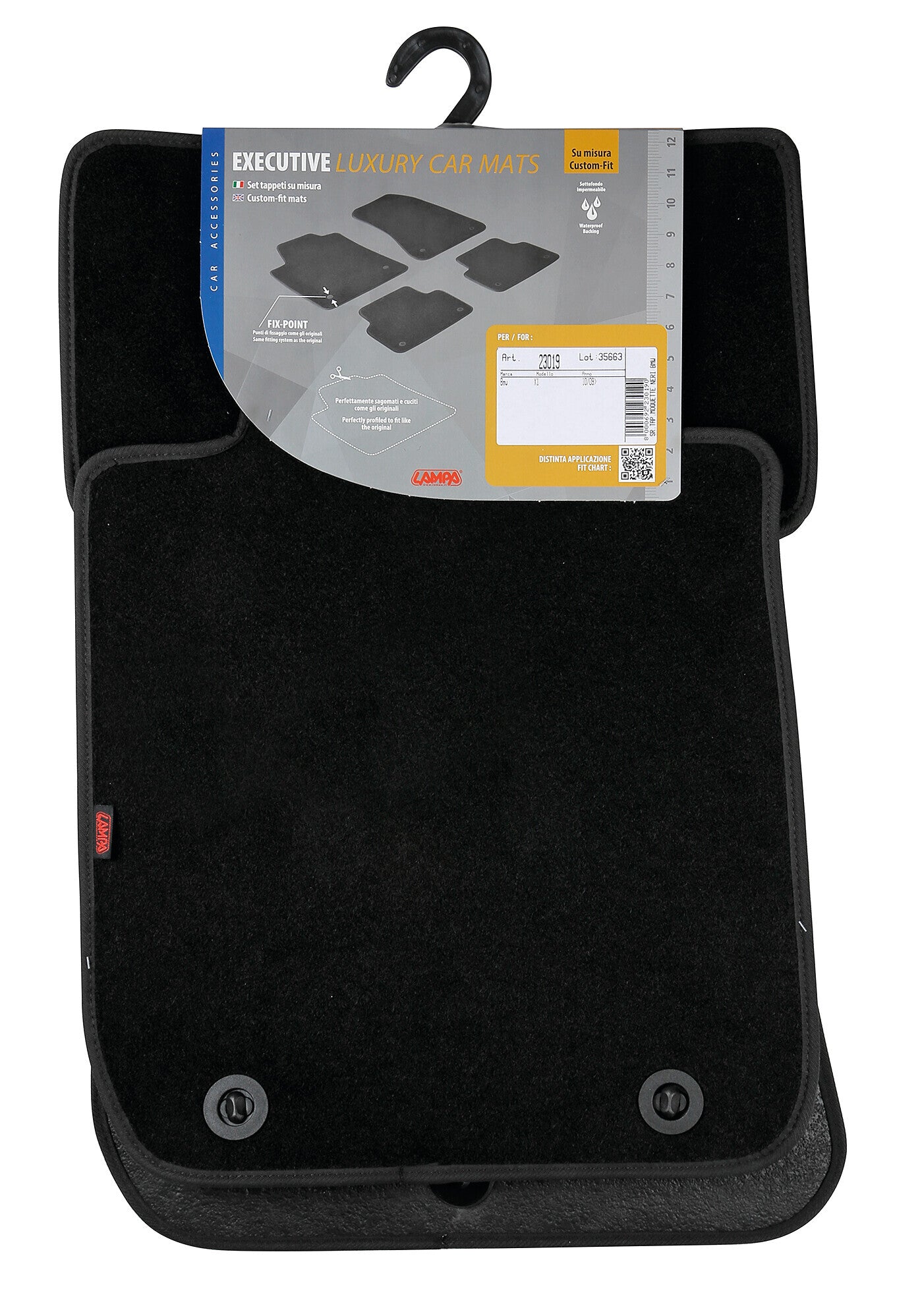 Set tappeti su misura in moquette - compatibile per Bmw X1 (E84) (10/09>10/15)