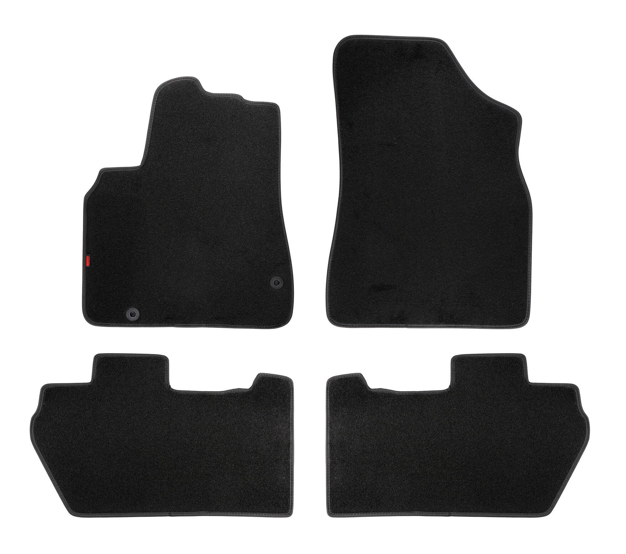 Set tappeti su misura in moquette - compatibile per Citroen Berlingo Van (04/08>05/18) - Citroen Berlingo Multispace (04/08>08/18) - Peugeot Partner (04/08>08/18) - Peugeot Partner Tepee (05/08>08/18)