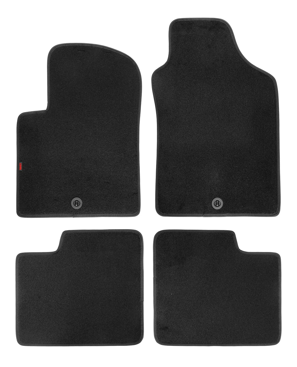 Set tappeti su misura in moquette - compatibile per Abarth 500 (07/08>05/16) - Abarth 500C (06/10>05/16) - Abarth 595 (06/16>08/24) - Abarth 695 Biposto (12/14>12/17) - Fiat 500 (07/07>06/19) 1 fix lato guida - Fiat 500C (07/09>06/15) - Fiat 500 Hybrid...