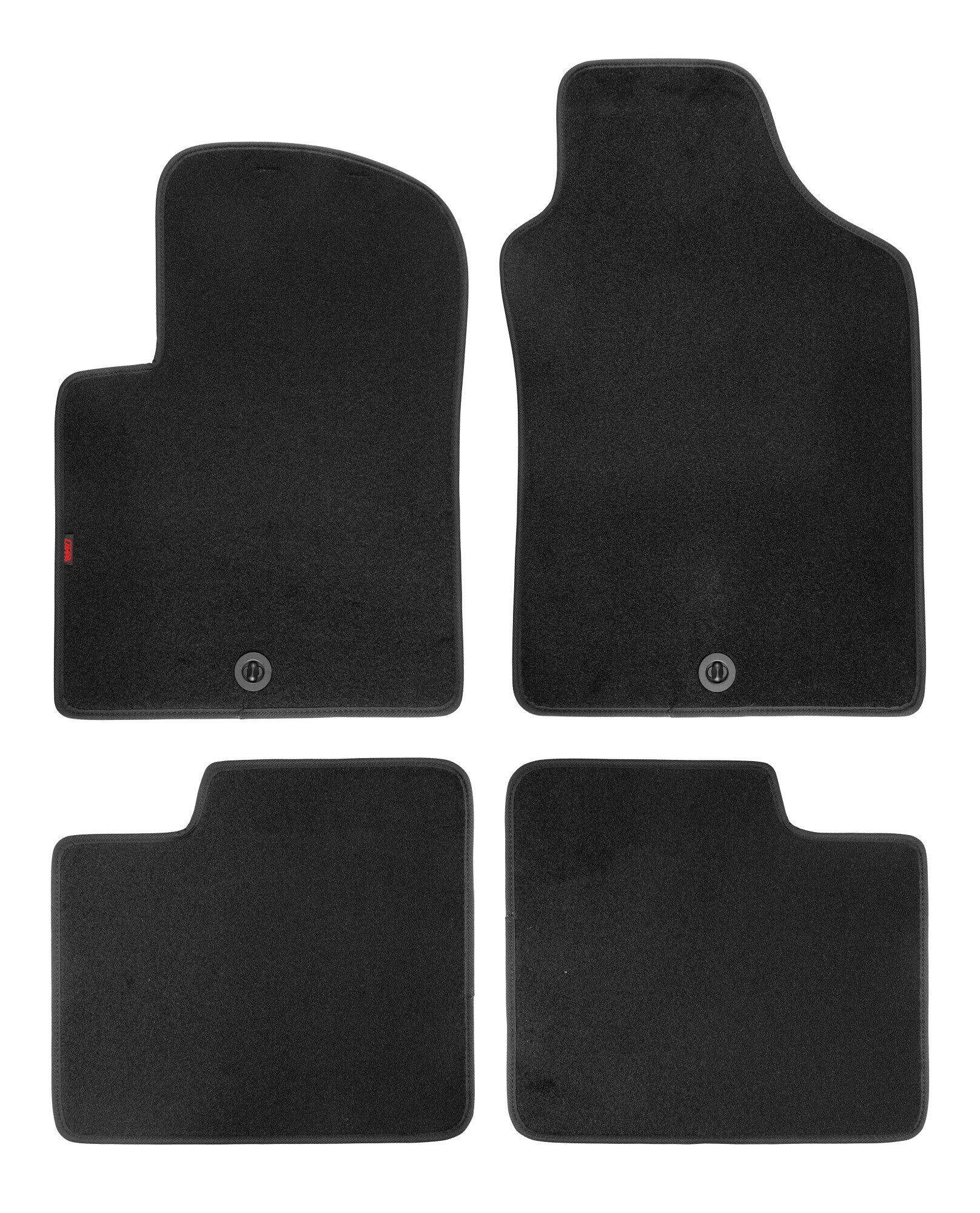 Set tappeti su misura in moquette - compatibile per Abarth 500 (07/08>05/16) - Abarth 500C (06/10>05/16) - Abarth 595 (06/16>08/24) - Abarth 695 Biposto (12/14>12/17) - Fiat 500 (07/07>06/19) 1 fix lato guida - Fiat 500C (07/09>06/15) - Fiat 500 Hybrid...
