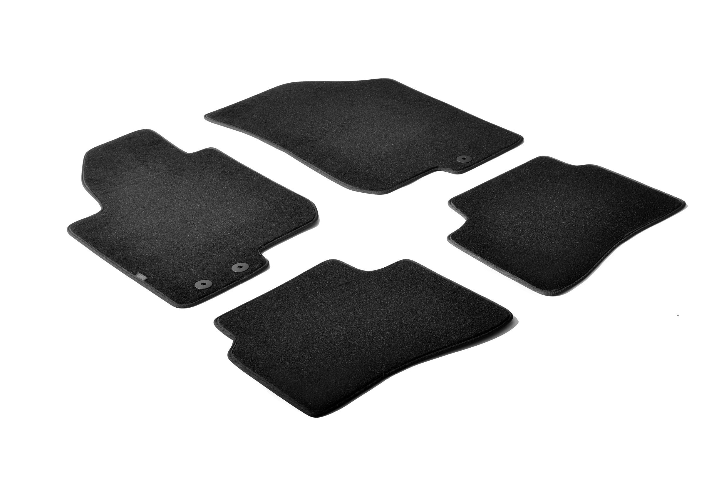 Set tappeti su misura in moquette - compatibile per Hyundai i30 5p (09/07>02/12) - Hyundai i30 CW (04/08>08/12) - Kia Cee'd 5p (02/07>04/12) - Kia Cee'd Sporty Wagon (09/07>08/12) - Kia Pro Cee'd 3p (01/08>08/11)