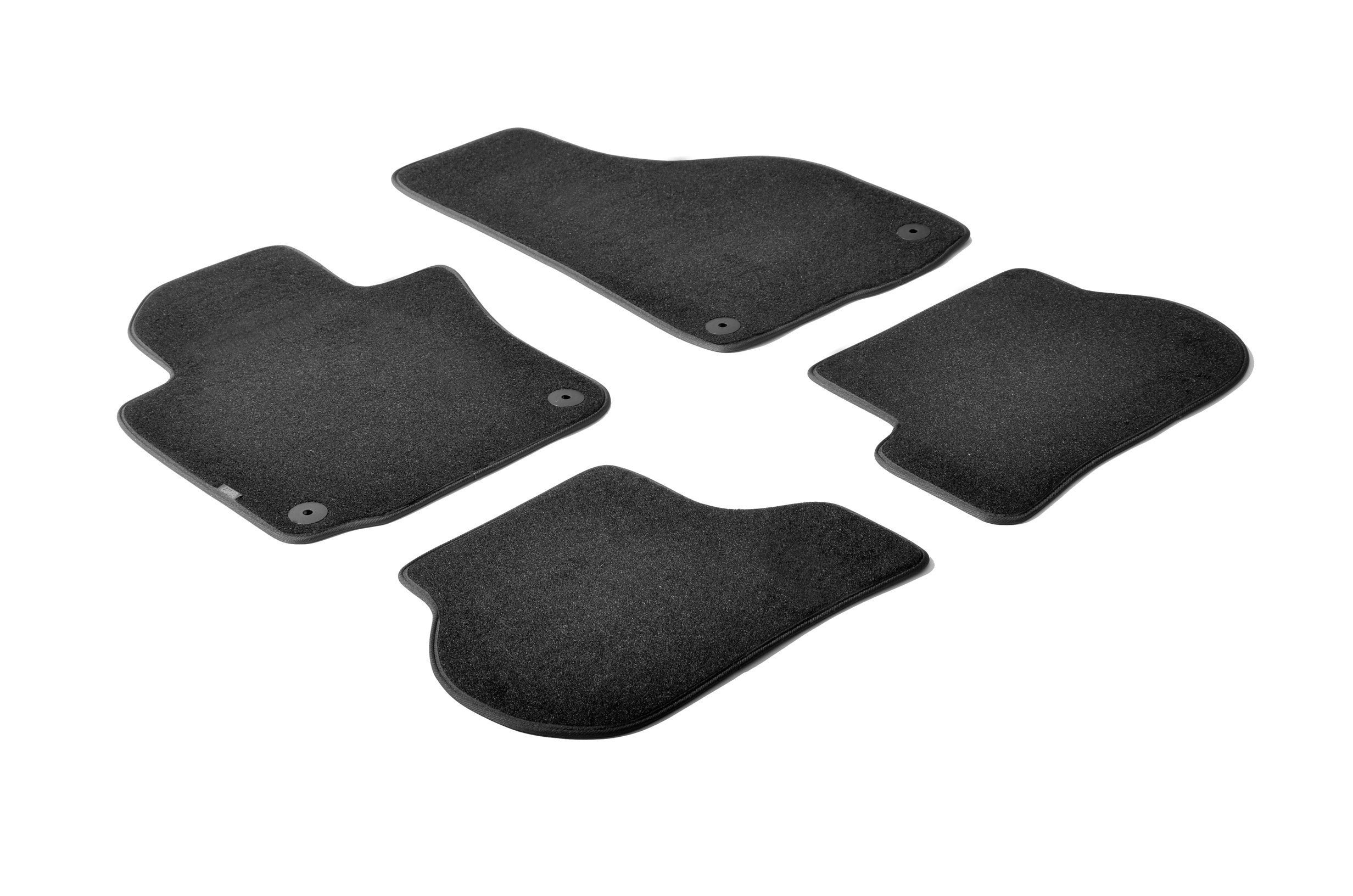 Set tappeti su misura in moquette - compatibile per Skoda Octavia 5p (09/04>02/13) - Skoda Octavia Wagon (01/05>04/13) - Volkswagen Golf V 3p (11/03>10/08) - Volkswagen Golf V 5p (11/03>10/08) - Volkswagen Golf V Variant (05/07>09/09) - Volkswagen Golf...