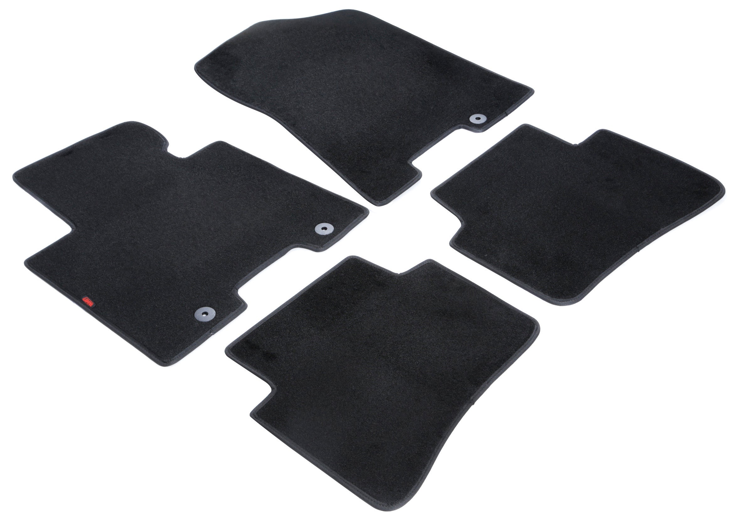 Set tappeti su misura in moquette - compatibile per Kia Sportage (03/16>11/21) fix tondo