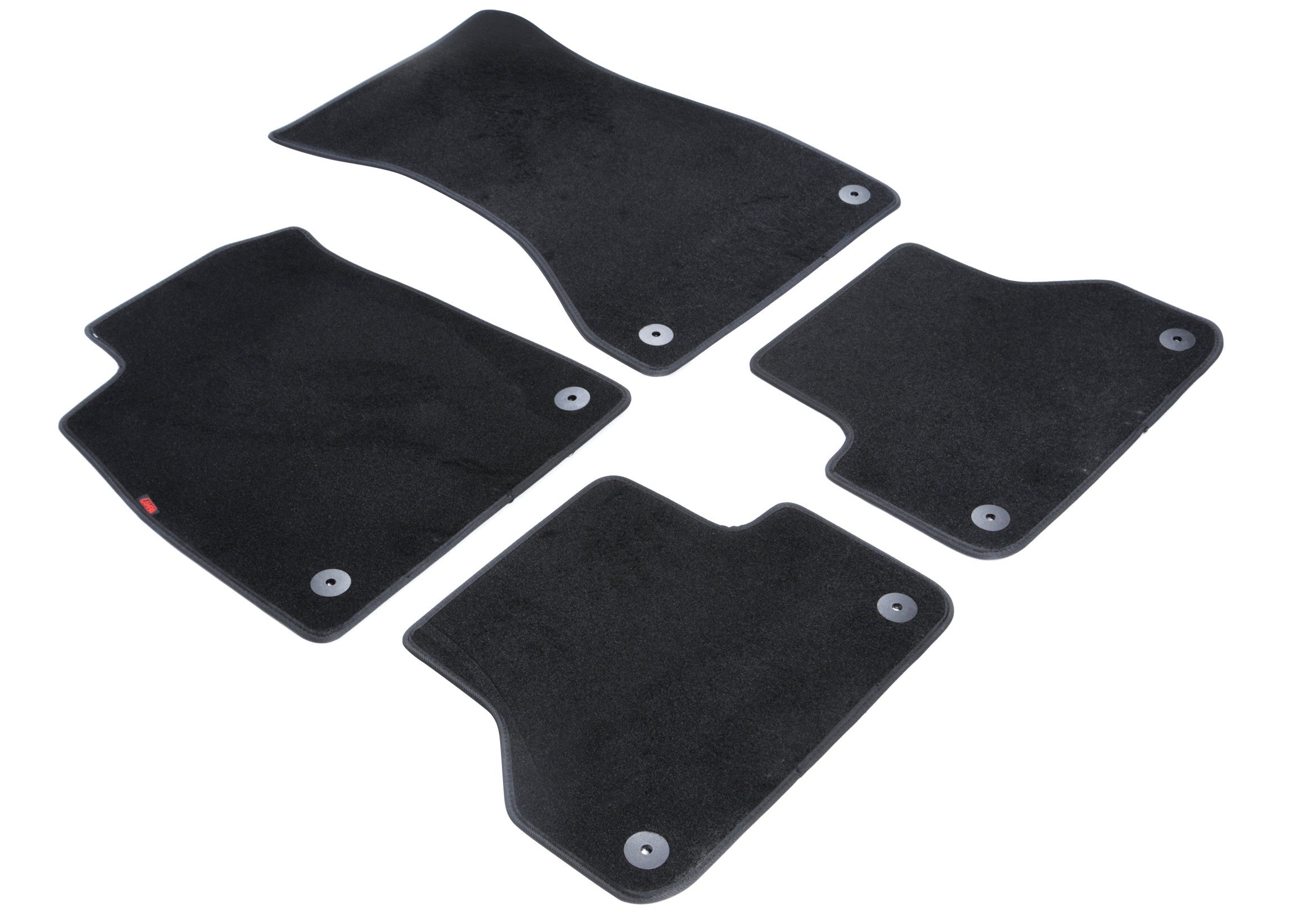 Set tappeti su misura in moquette - compatibile per Audi A4 4p (11/15>09/24) - Audi A4 Allroad (06/16>09/24) - Audi A4 Avant (11/15>10/24) - Audi A5 Sportback (09/16>09/24)