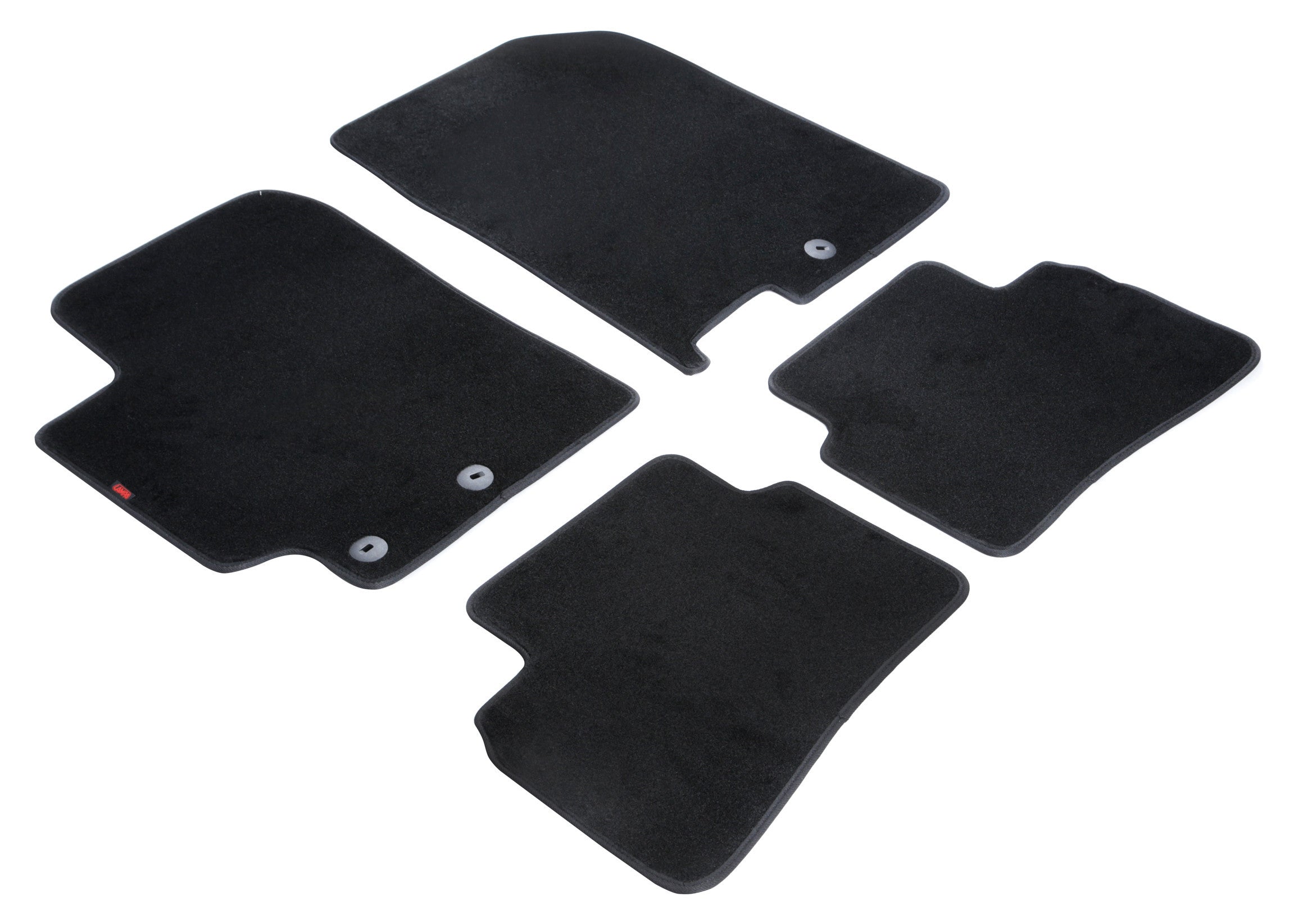 Set tappeti su misura in moquette - compatibile per Kia Rio 5p (04/17>08/20) - Kia Stonic (10/17>09/20) - Kia Rio 5p (09/20>12/23) - Kia Stonic (10/20>)
