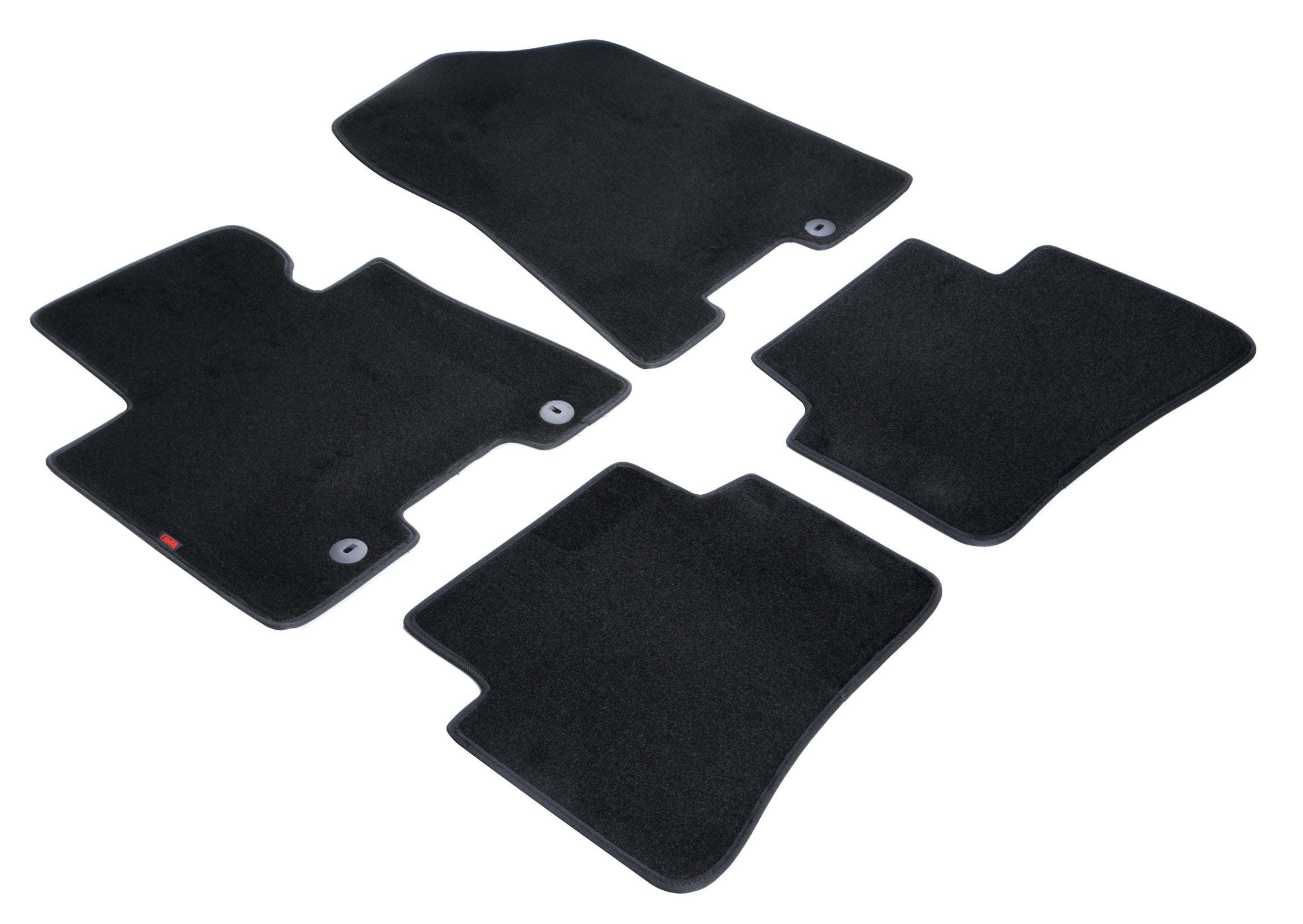 Set tappeti su misura in moquette - compatibile per Kia Sportage (03/16>11/21) fix rettangolare