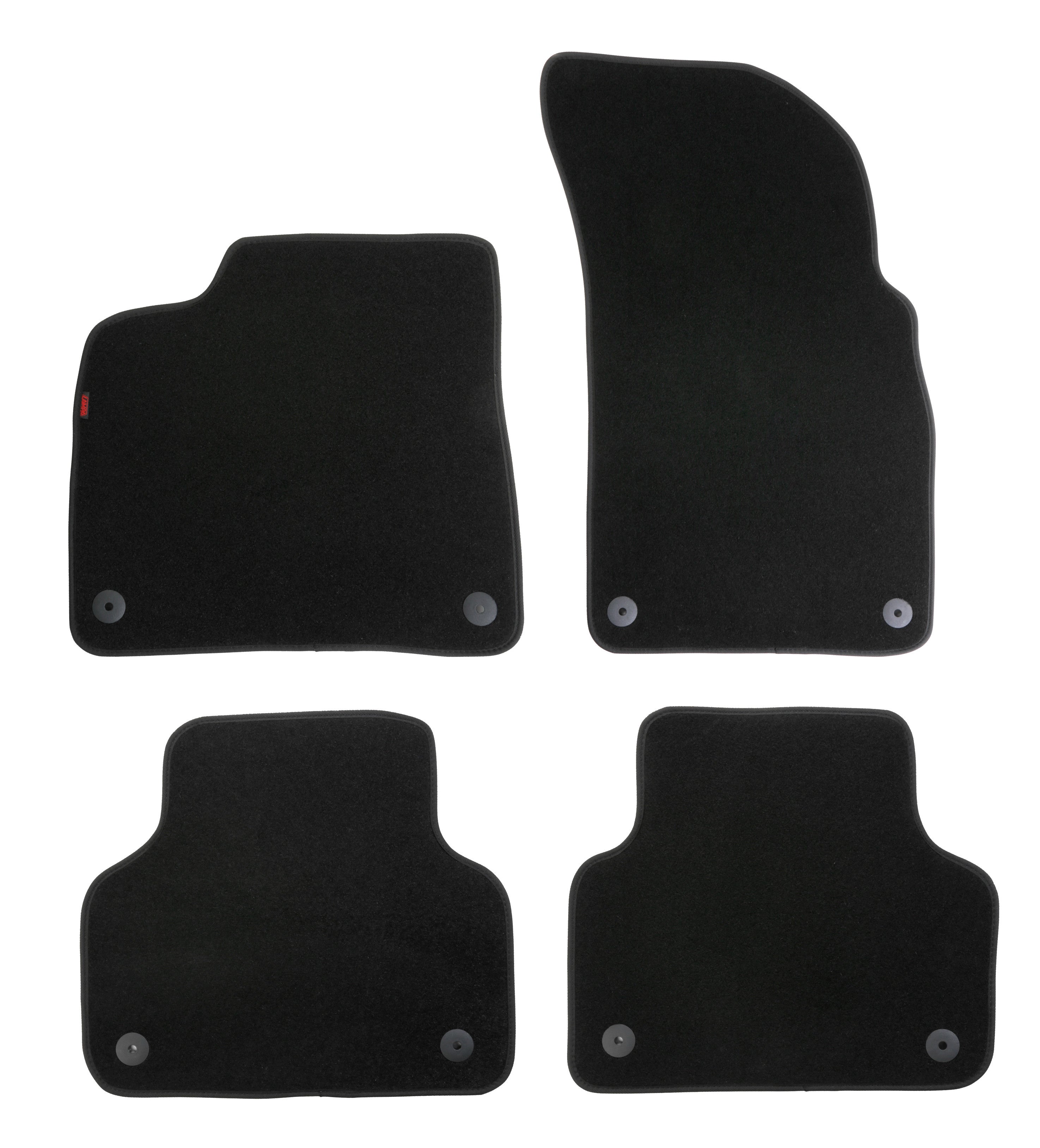 Set tappeti su misura in moquette - compatibile per Audi Q7 (10/19>03/24) - Audi Q8 (09/18>) - Audi Q7 (04/24>)