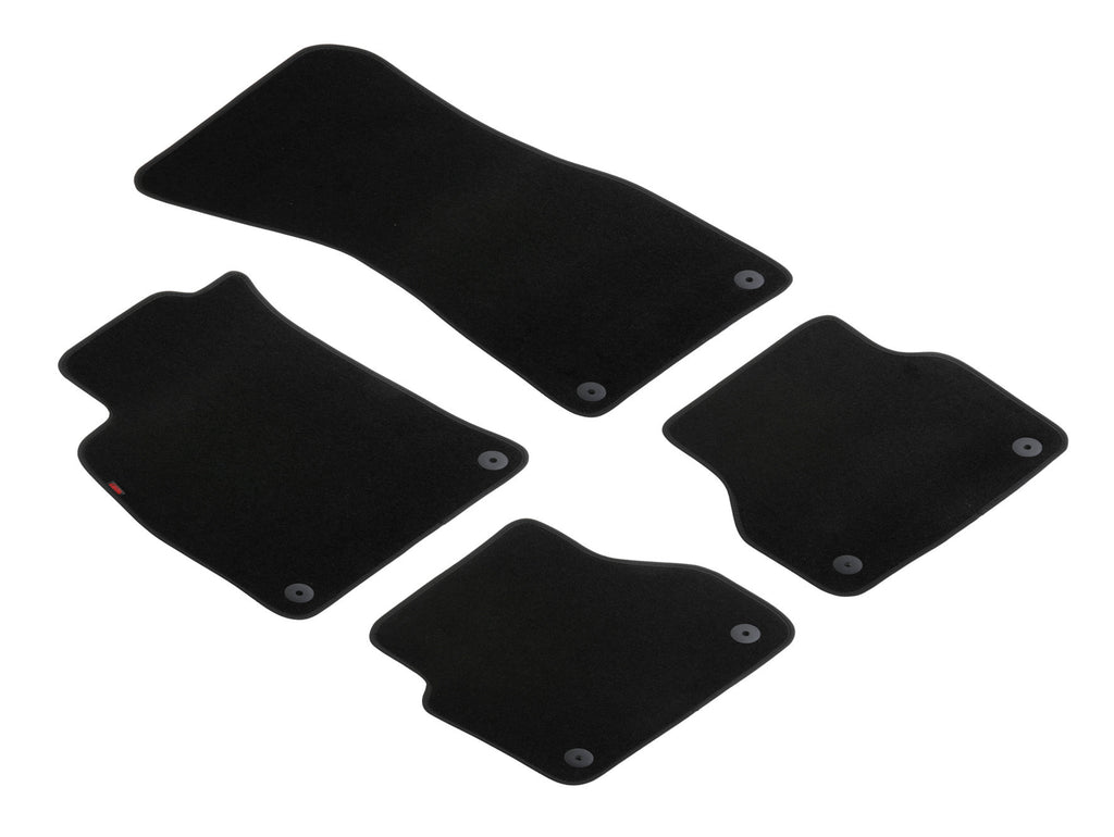 Set tappeti su misura in moquette - compatibile per Audi A6 4p (07/18>05/25) - Audi A6 Avant (08/18>04/25) - Audi A7 Sportback (04/18>04/25) - Audi A6 Allroad (09/19>09/24)