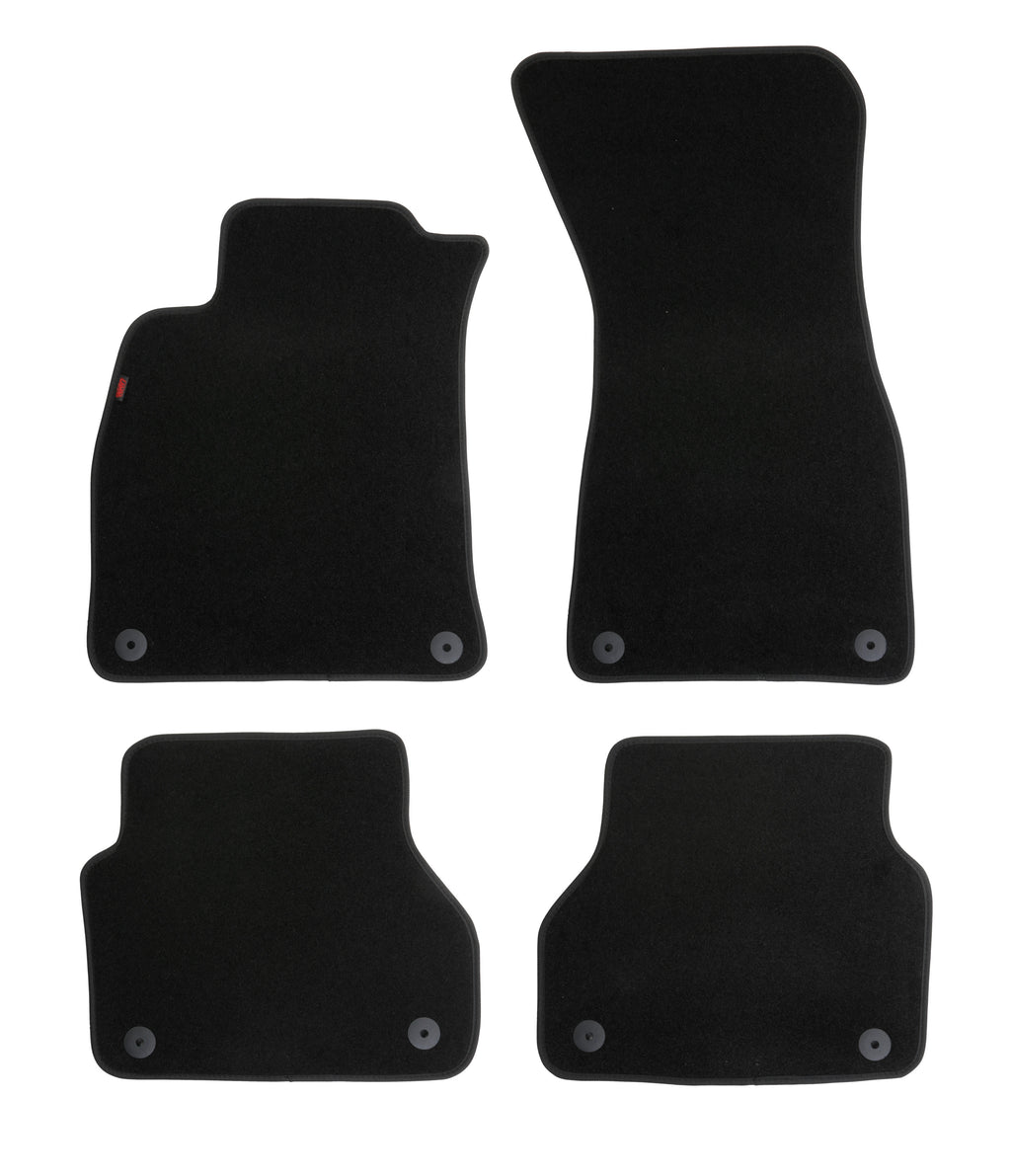 Set tappeti su misura in moquette - compatibile per Audi A6 4p (07/18>05/25) - Audi A6 Avant (08/18>04/25) - Audi A7 Sportback (04/18>04/25) - Audi A6 Allroad (09/19>09/24)