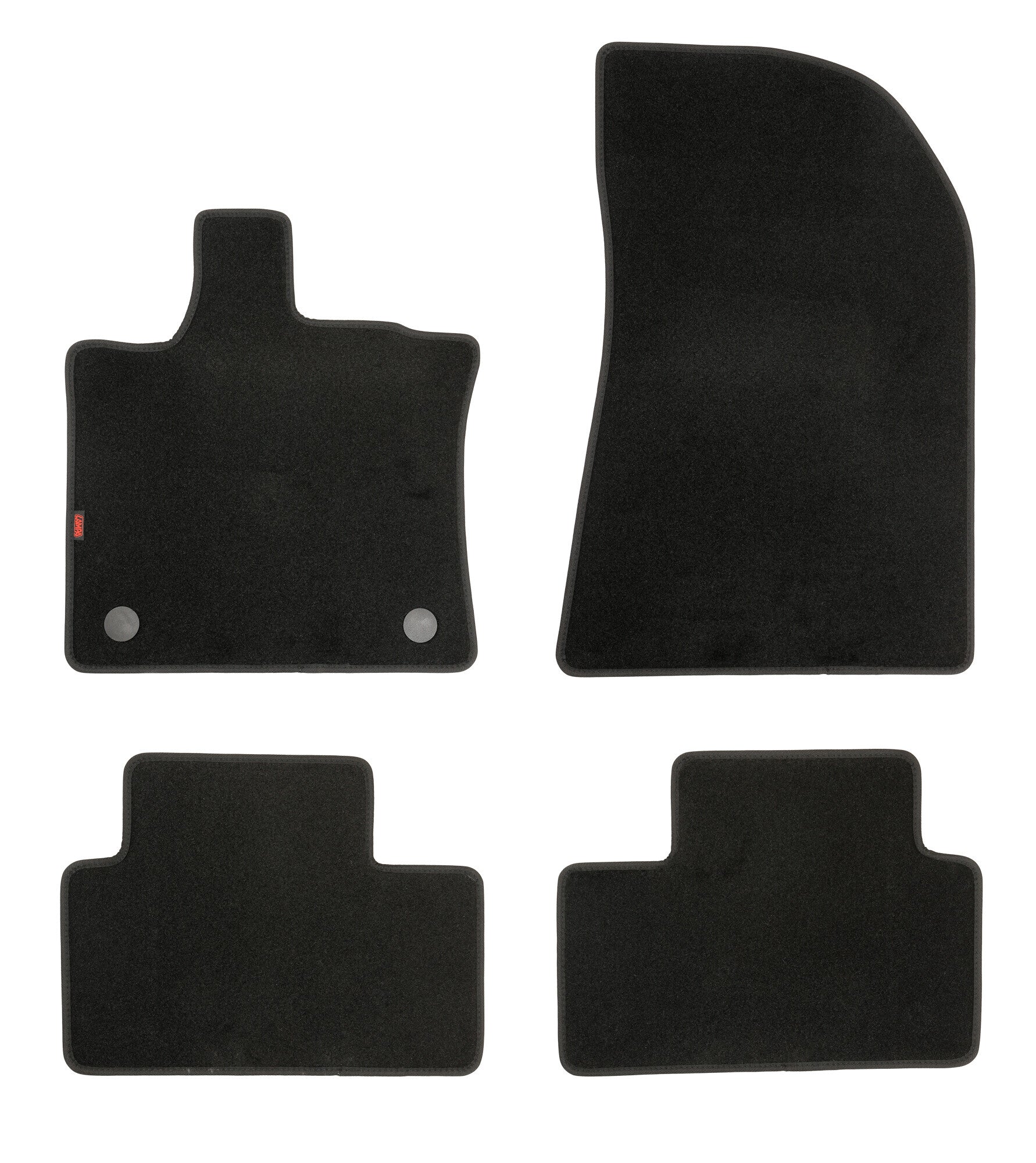 Set tappeti su misura in moquette - compatibile per Renault Captur (12/19>)