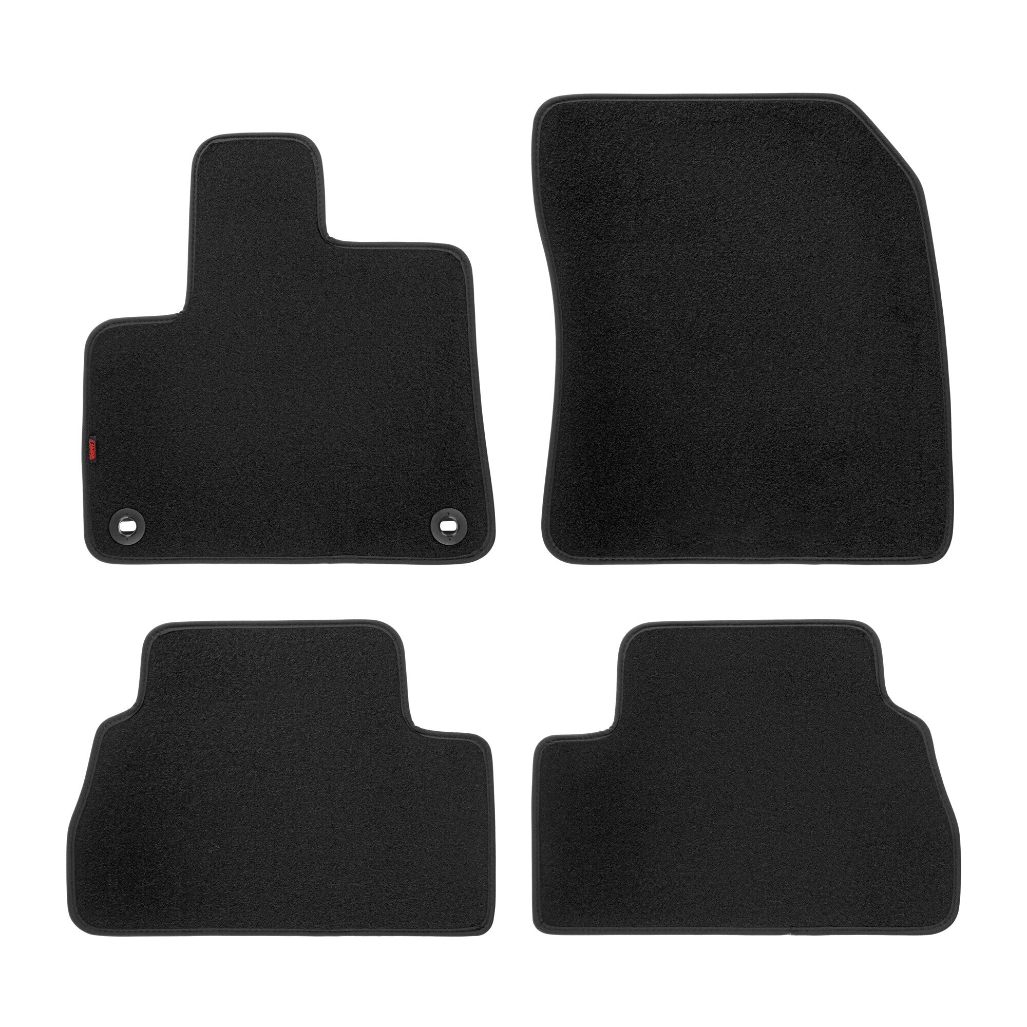 Set tappeti su misura in moquette - compatibile per Citroen Berlingo M (09/18>01/22) - Citroen Berlingo XL (09/18>01/22) - Opel Combo Life (01/18>01/22) - Peugeot Rifter (08/18>01/22) - Citroen Berlingo XL (02/22>05/24) - Opel Combo E-Life (02/22>) - O...